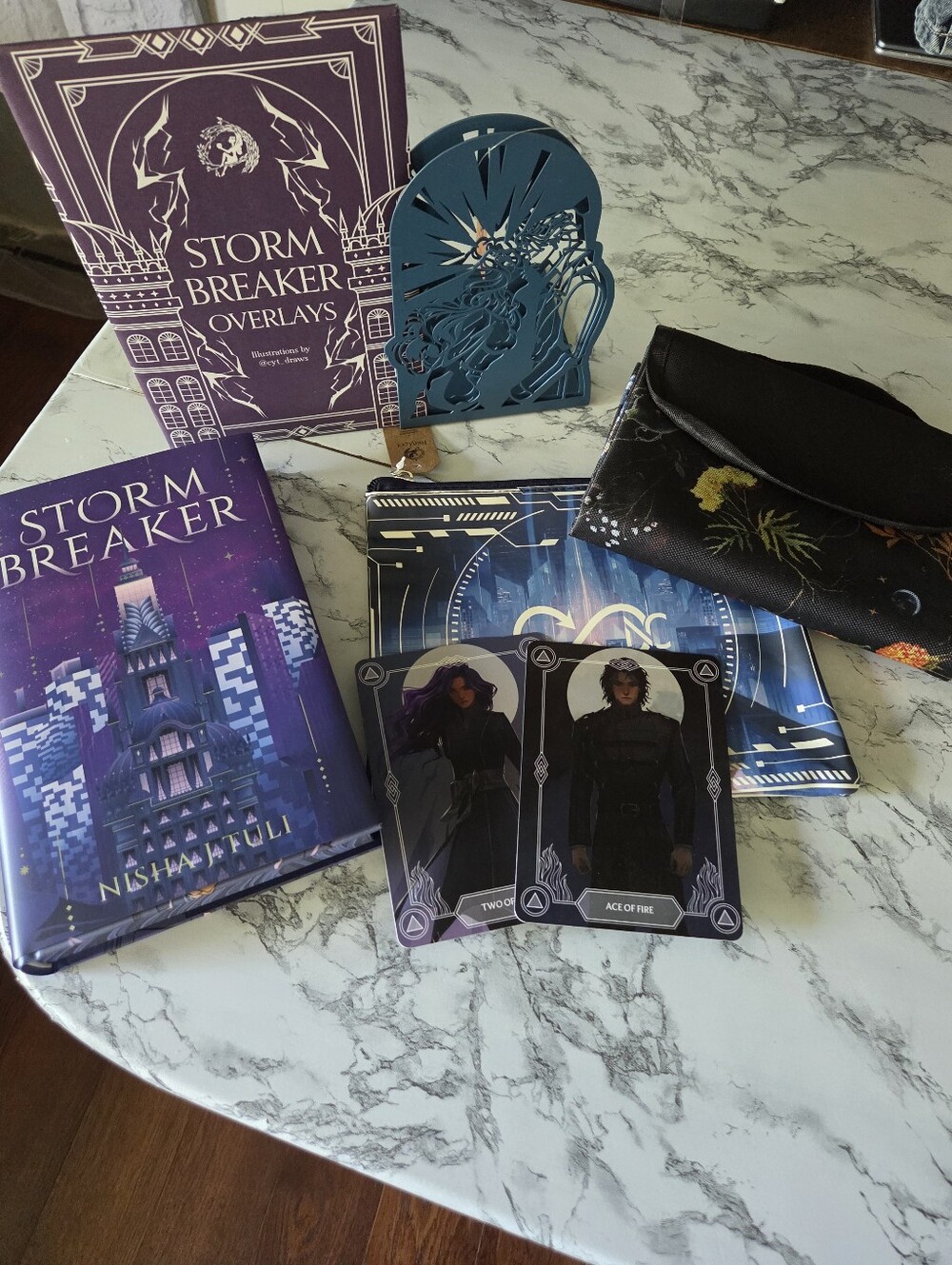 Fairyloot Storm Breaker by Nisha J. Tuli Young Adult May Full Box